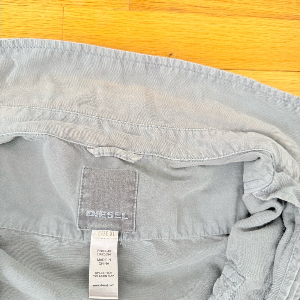 Diesel Light Gray jaket men medium - Picture 2 of 10